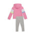 Puma TwoPiece Fleece Hoodie & Leggings Set Toddler Girls Grey, Pink Casual Tops