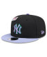 Men's Black/Purple New York Yankees Grape Big League Chew Flavor Pack 9FIFTY Snapback Hat