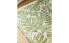 Tropical leaves print flat sheet