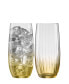 Galway Crystal Erne Hiballs, Set of 2