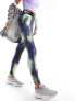 The North Face Training Aracar high waist 7/8 leggings in green dot print Exclusive at ASOS