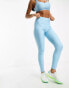 Under Armour Evolved Core graphic leggings in light blue