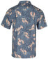 Men's Rock Lobster Graphic Print Short-Sleeve Button-Up Shirt