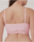 Women's Organic Cotton Lace Smooth Cup Bralette