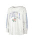 Women's White Distressed Florida Gators Statement SOA 3-Hit Long Sleeve T-shirt