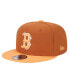 Men's Brown Boston Red Sox Spring Color Two-Tone 9FIFTY Snapback Hat