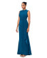 Women's Ruched Draped Gown