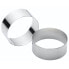 KITCHENCRAFT 9x3.5 cm Stainless Steel Cooking Rings 2 Units