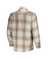 Men's NFL x Darius Rucker Collection by Tan Washington Commanders Flannel Long Sleeve Button-Up Shirt