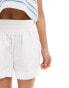 ASOS DESIGN boxer short in white