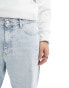 Tommy Jeans co-ord Isaac relaxed tapered archive jeans in light wash