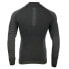 Diadora Adv Half Zip Long Sleeve Pullover Shirt Mens Black Casual Tops 173432-80