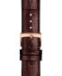 Official Interchangeable Brown Leather Watch Strap