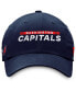 Men's Navy Washington Capitals Authentic Pro Rink Adjustable Hat