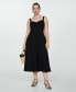 Women's Strapless Flared Dress