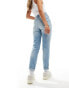 River Island mom sculpt jean in light-blue