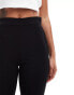 & Other Stories flare leg tailored trousers in black