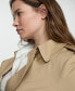 Women's Belt Detail Classic Trench Coat