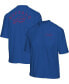 Women's Royal Buffalo Bills Half-Sleeve Mock Neck T-shirt