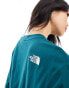 The North Face Oversized heavyweight t-shirt in green Exclusive at ASOS