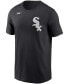 Men's Frank Thomas Black Chicago White Sox Cooperstown Collection Name Number T-shirt