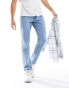 DTT rigid straight fit jeans in light blue