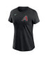 Women's Alek Thomas Black Arizona Diamondbacks 2024 Fuse Name and Number T-shirt