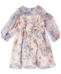 Toddler & Little Girls Balloon-Sleeve Floral Organza Dress