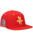 Men's Red Houston Rockets 40th Anniversary Color Flip Snapback Hat