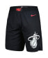 Men's Black Miami Heat 2023/24 City Edition Swingman Shorts