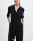 Women's Belt Long Jumpsuit