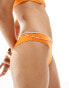 Brave Soul low rise bikini bottoms in orange