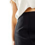 ASOS DESIGN Hourglass tailored high waist seam detail shorts in black