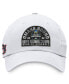 Men's White Auburn Tigers 2022 NCAA Men's Baseball Super Regional Champions Locker Room Adjustable Hat