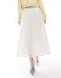 Sister Jane lace midaxi skirt in ivory co-ord