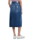 Women's Claire High-Waist Denim Midi Skirt