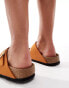 Birkenstock Arizona LENB Burnt sandals in orange