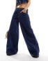 Lioness low rise baggy jeans in indigo wash