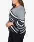 Plus Size Classic Animal Jacquard Beaded Top