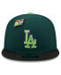 Men's Green/Black Los Angeles Dodgers Sour Apple Big League Chew Flavor Pack 9FIFTY Snapback Hat