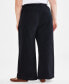 Plus Size Gauze Wide-Leg Pull-On Pants, Created for Macy's