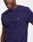 GANT original logo t-shirt in evening blue navy