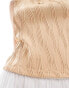 Vero Moda textured vest top with capped sleeve in beige