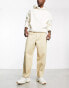 Volcom pleated loose tapered chino in beige