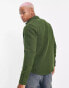 ASOS DESIGN wool mix shacket in olive green