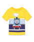 Toddler Boys Tank Engine Graphic T-Shirt and Shorts Outfit Set to