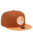 Men's Brown/Orange Golden State Warriors 2-Tone Color Pack 9fifty Snapback Hat