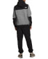 Men's Highrail Zip-and-Snap Front Fleece Hooded Jacket