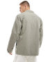 Superdry Military overshirt jacket in light khaki green