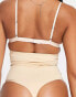 Bye Bra – Unsichtbarer, formender Tanga in Beige mit hohem Bund